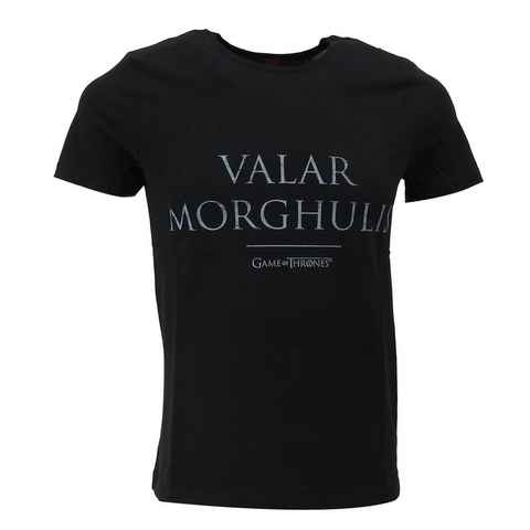 Gozoo T-Shirt Game of Thrones Herren T-SHIRT Valar Morghulis Freizeit TShirt Shirt Men schwarz