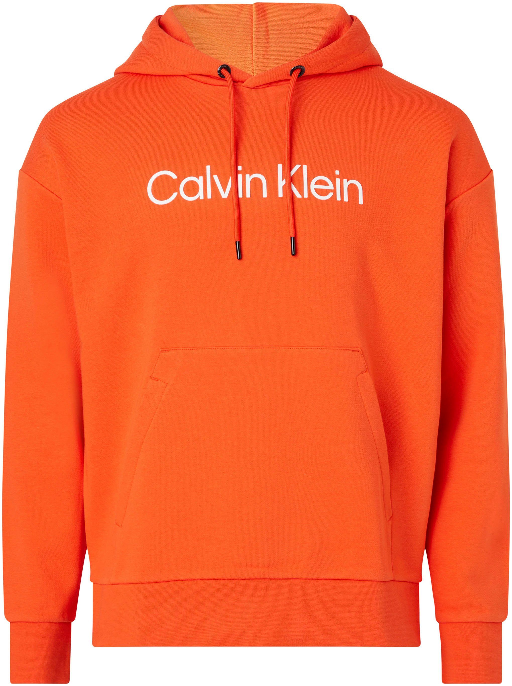 Calvin Klein Kapuzensweatshirt HERO mit HOODIE Spicy COMFORT Logoschriftzug Orange LOGO