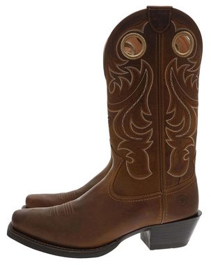 Ariat SPORT SQUARE TOE Braun Cowboystiefel Herren Westernreitstiefel