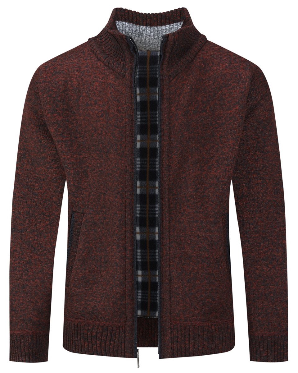 Allthemen Cardigan gefütterte Strickjacke Grobstrick Pullover Warm Übergang günstig online kaufen