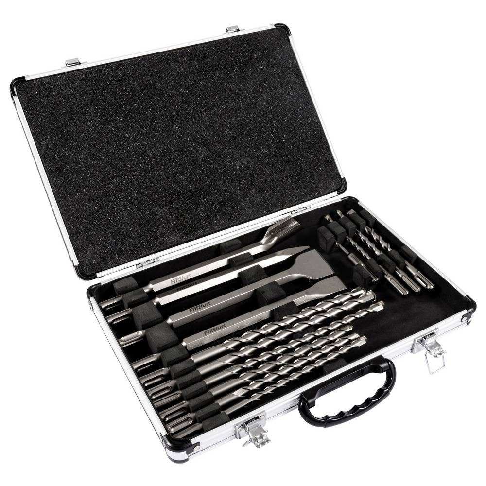 FRITZFURT Spiralbohrer Hohlbohrkronen-Set 14teilig 5 mm, 6 mm, 8 mm, 10 mm, 12 mm, 14 mm