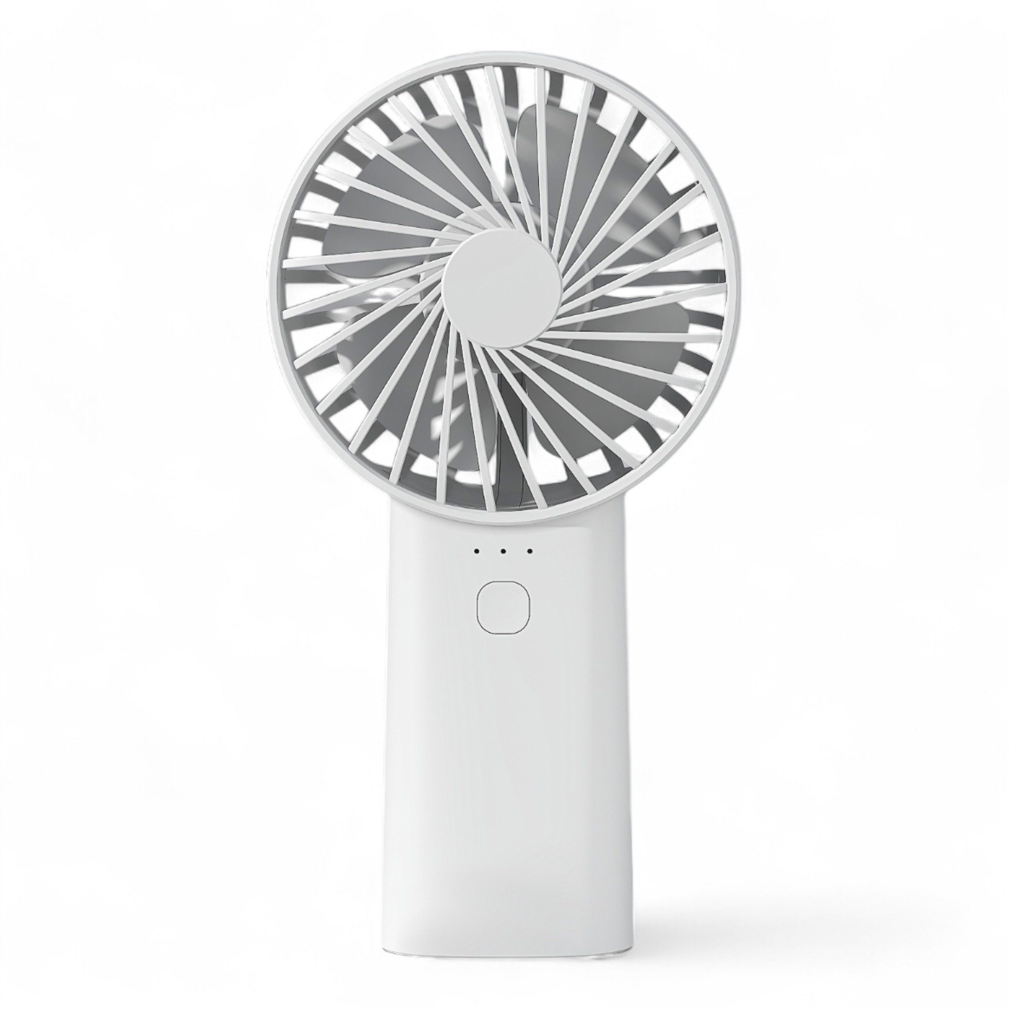Zoelibat Mini USB-Ventilator Mini Handventilator 4000mAh Akku – Leise, Tragbar, USB-C & LED-Licht, Integriertes Licht