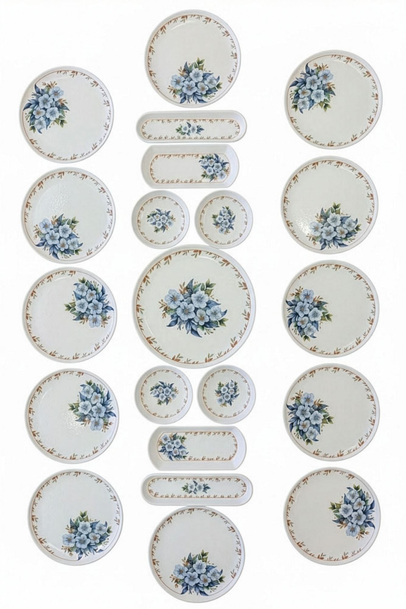 Hermia Concept Geschirr-Set (21-tlg), 12 Personen, Keramik, 12 Personen geeignet, Spülmaschinengeeignet