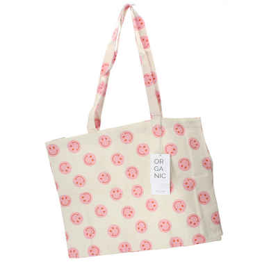 chic mic GmbH Einkaufsbeutel Chic Mic Umhängetasche Organic Cotton Bag smiles OCB104, 25 l