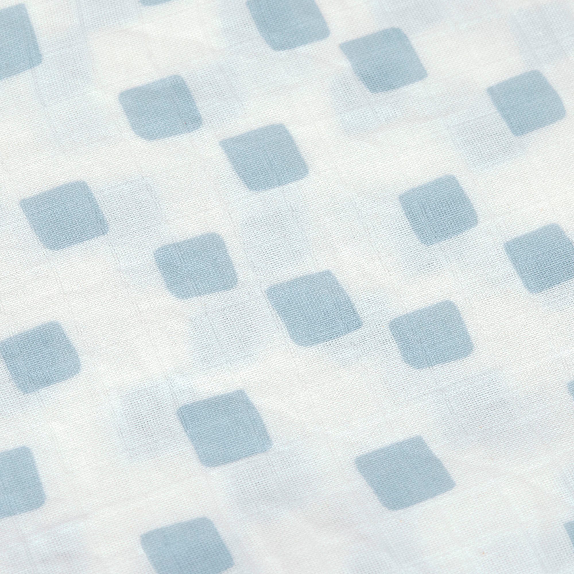 LÄSSIG Stoffwindeln Mullwindeln, M, Happy Fruits, blue, GOTS made with organic materials, zertifiziert durch BCS 27262