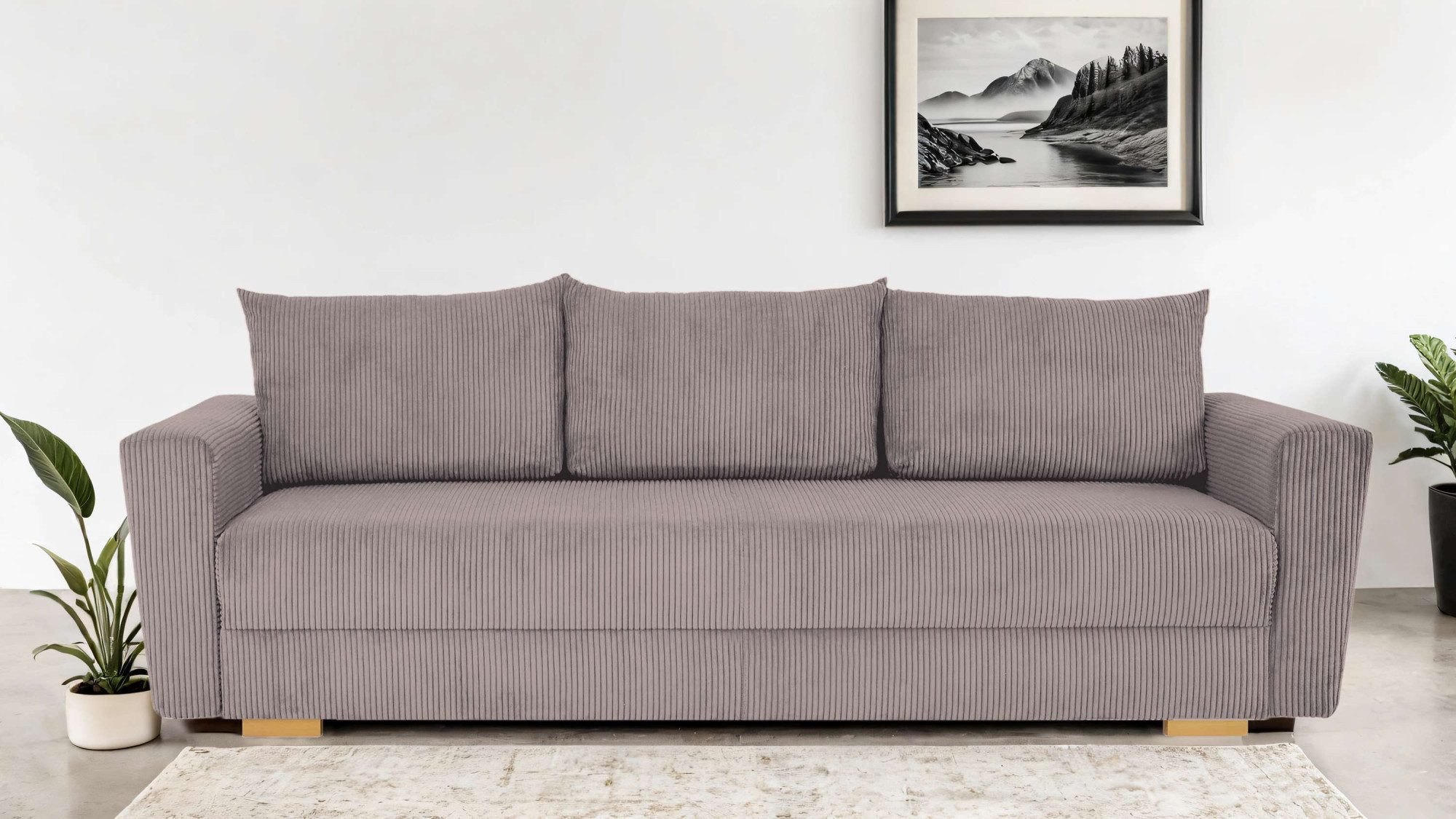 INOSIGN 3-Sitzer MAGHERA Schlafsofa mit Bettkasten, günstig online kaufen