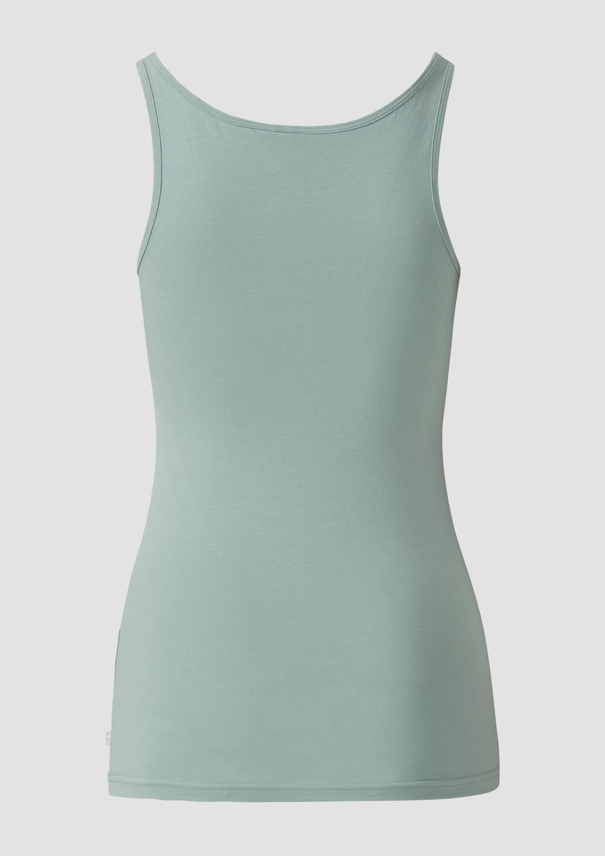 QS Muskelshirt T-Shirt Top aus Baumwolljersey günstig online kaufen