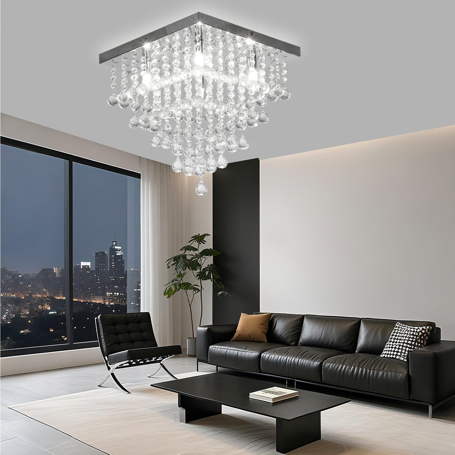 oyajia Deckenleuchte Moderne Kristall Deckenlampen, Luxus günstig online kaufen