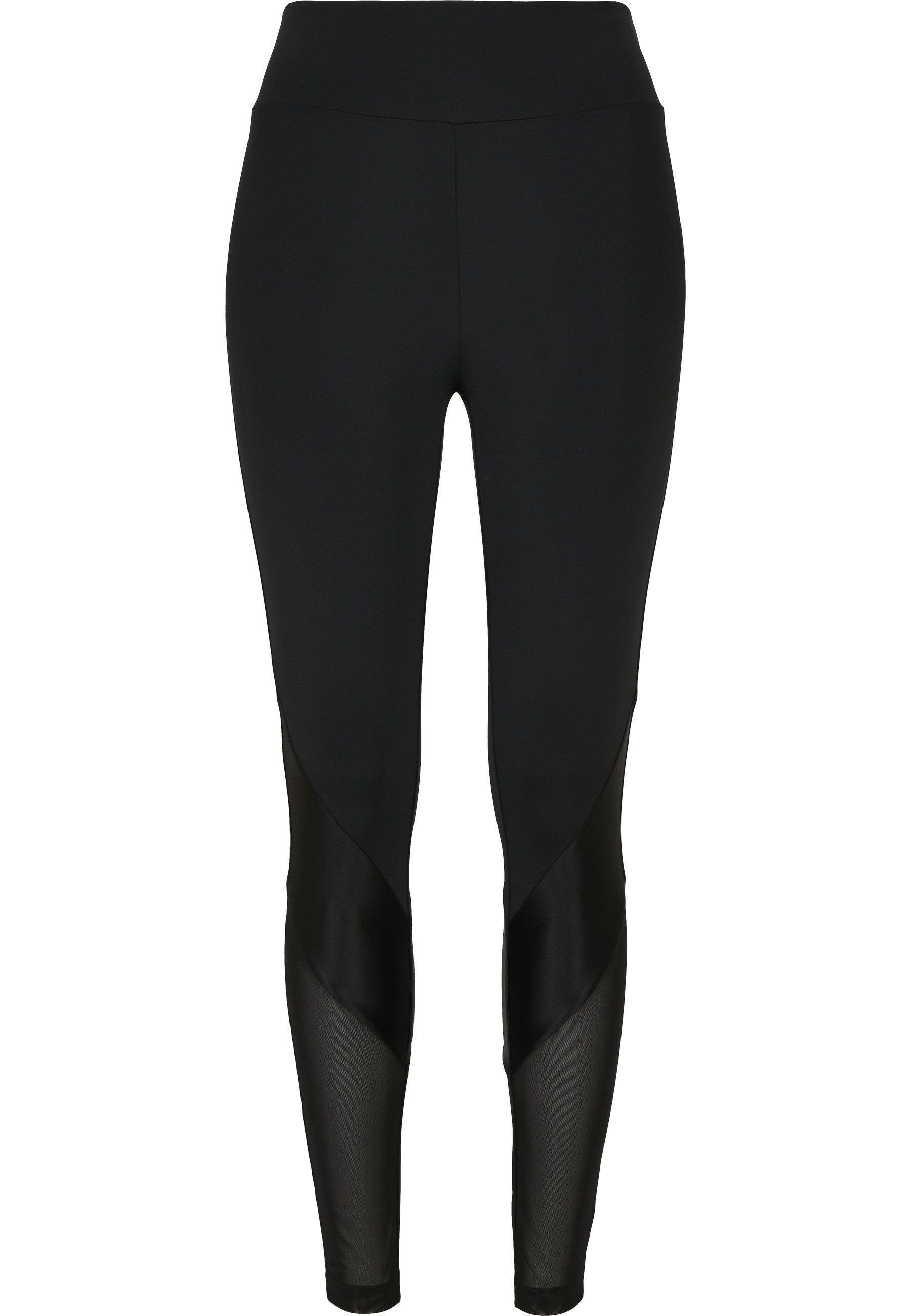 URBAN CLASSICS Leggings Urban Classics Damen Ladies Highwaist Mixed Tech Leggings (1-tlg)