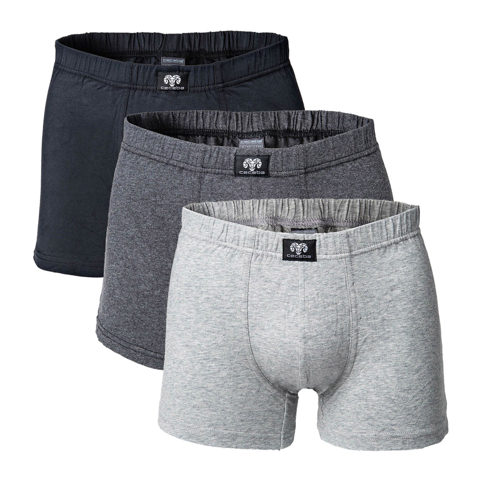 Boxer Herren Boxershort 3er Pack Baumwollmischung