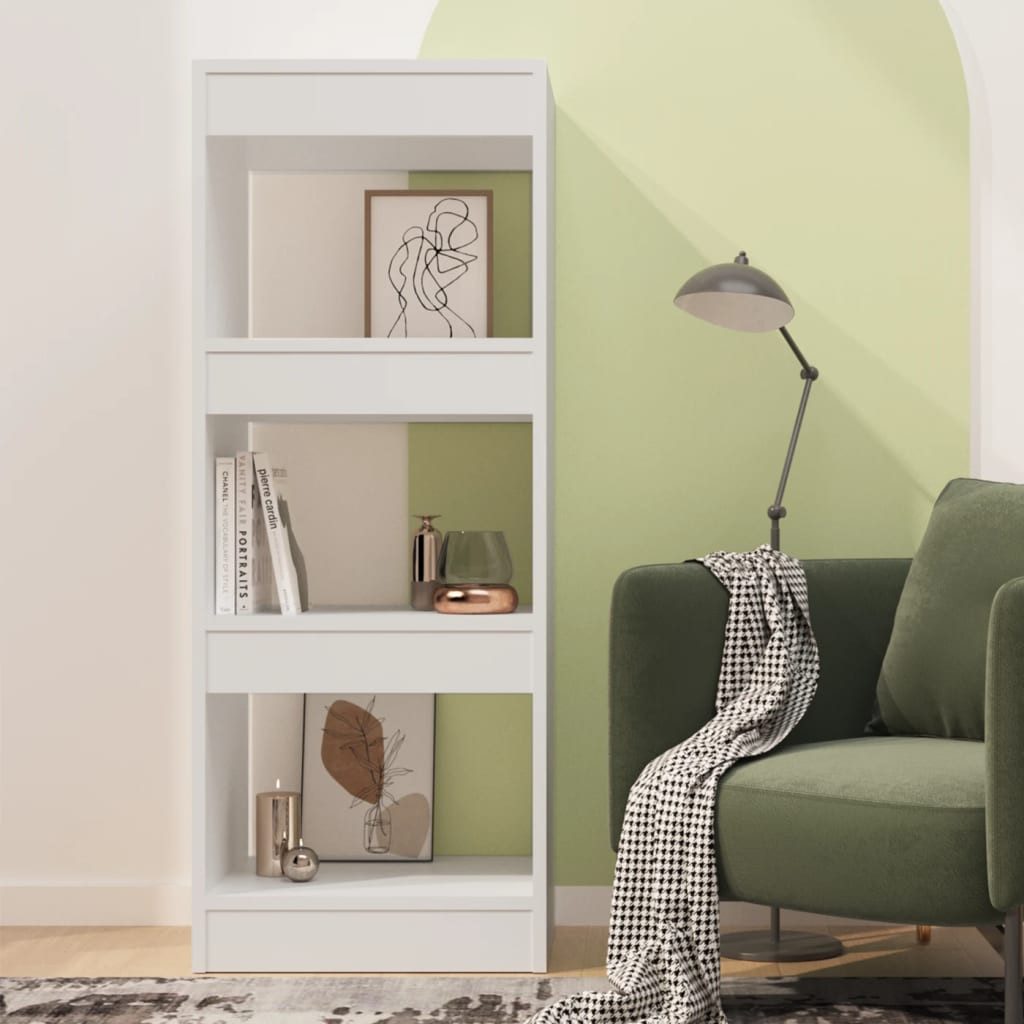 vidaXL Bücherregal Bücherregal/Raumteiler Weiß 40x30x103 cm günstig online kaufen