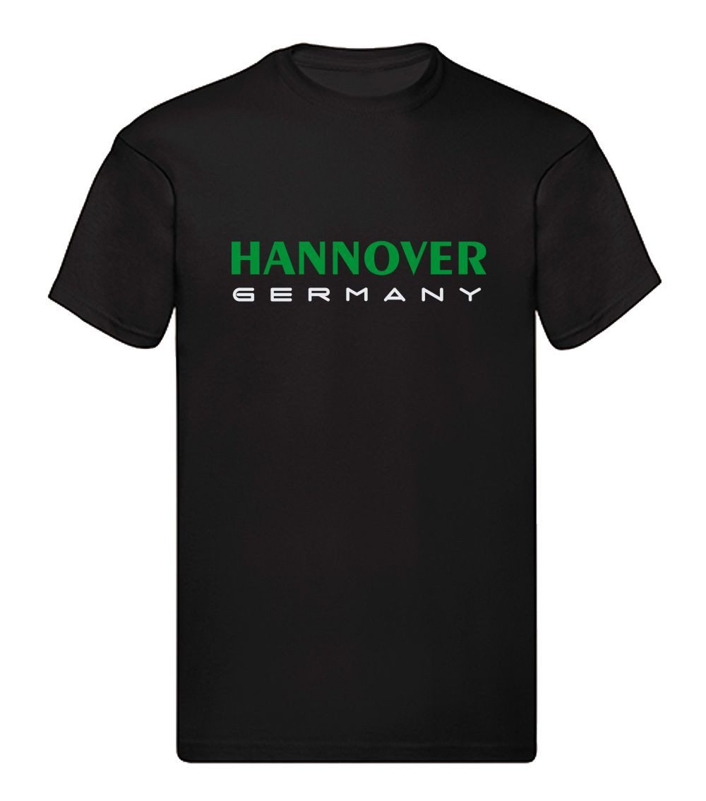 G-graphics T-Shirt Hannover Germany (1-tlg) Herren T-Shirt mit einem Motiv für den echten Fan