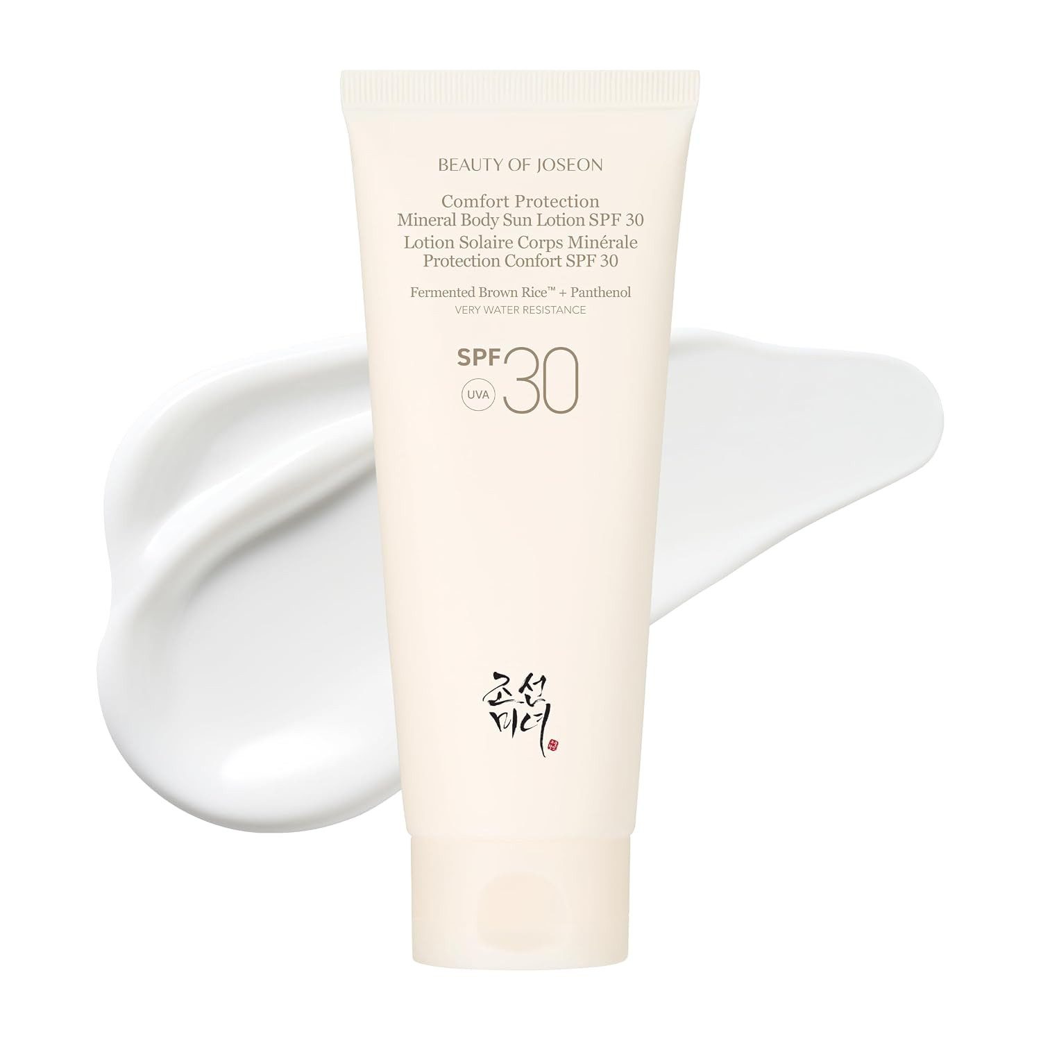 Beauty of Joseon Sonnenschutzlotion Comfort Protection Mineral Body Sun Lotion SPF 30 150 ml, Sonnenschutz für den Körper mit Zinkoxid, Fermented Brown Rice, & Panthenol, parfümfrei, 80 Minuten wasserfest, mit Zinkoxid, Lichtschutzfaktor 30 und Micro-Dispersion-Technologie