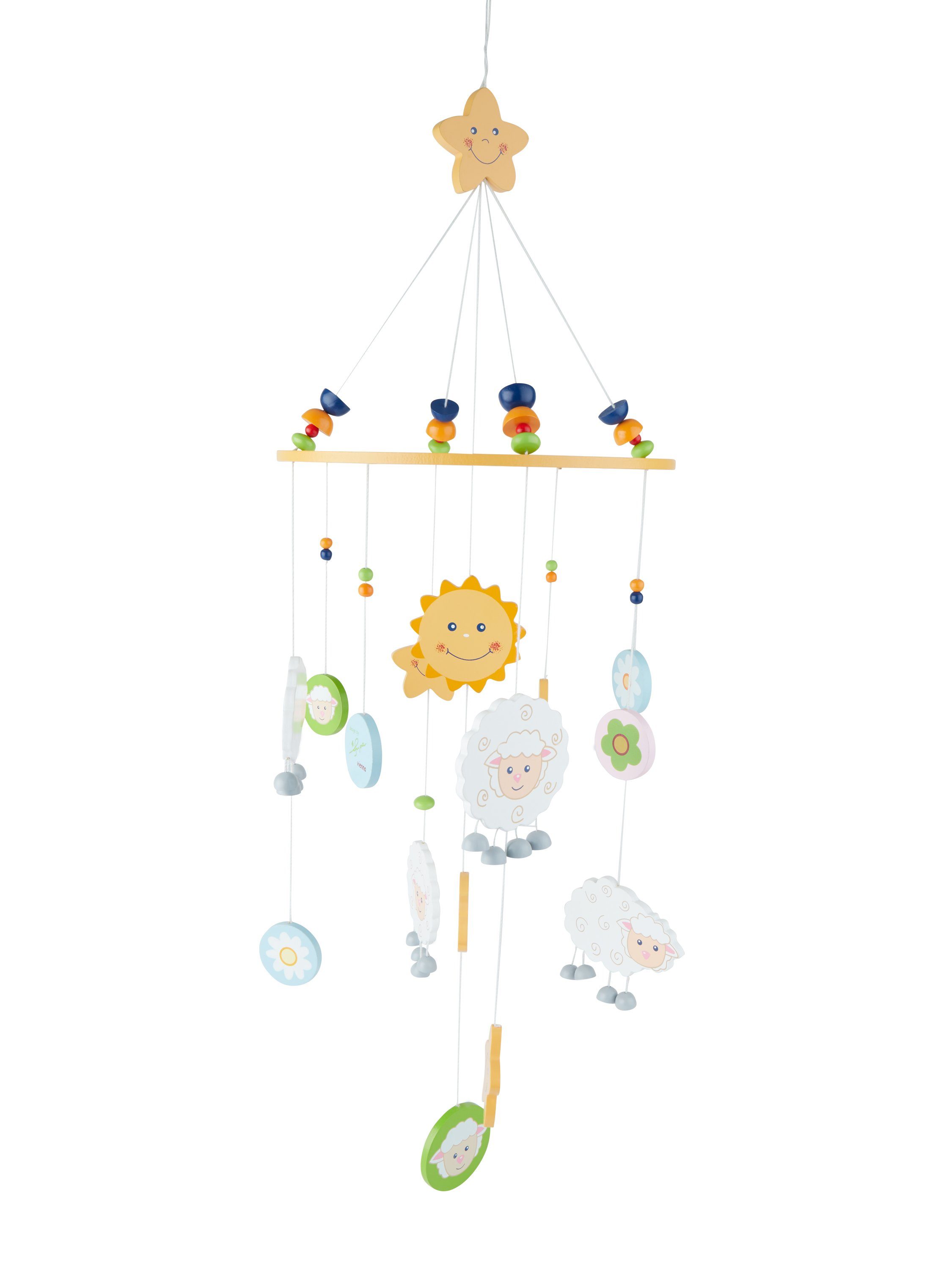 BIECO Mobile BIECO 3D Baby Mobile Schaf Betty aus robustem