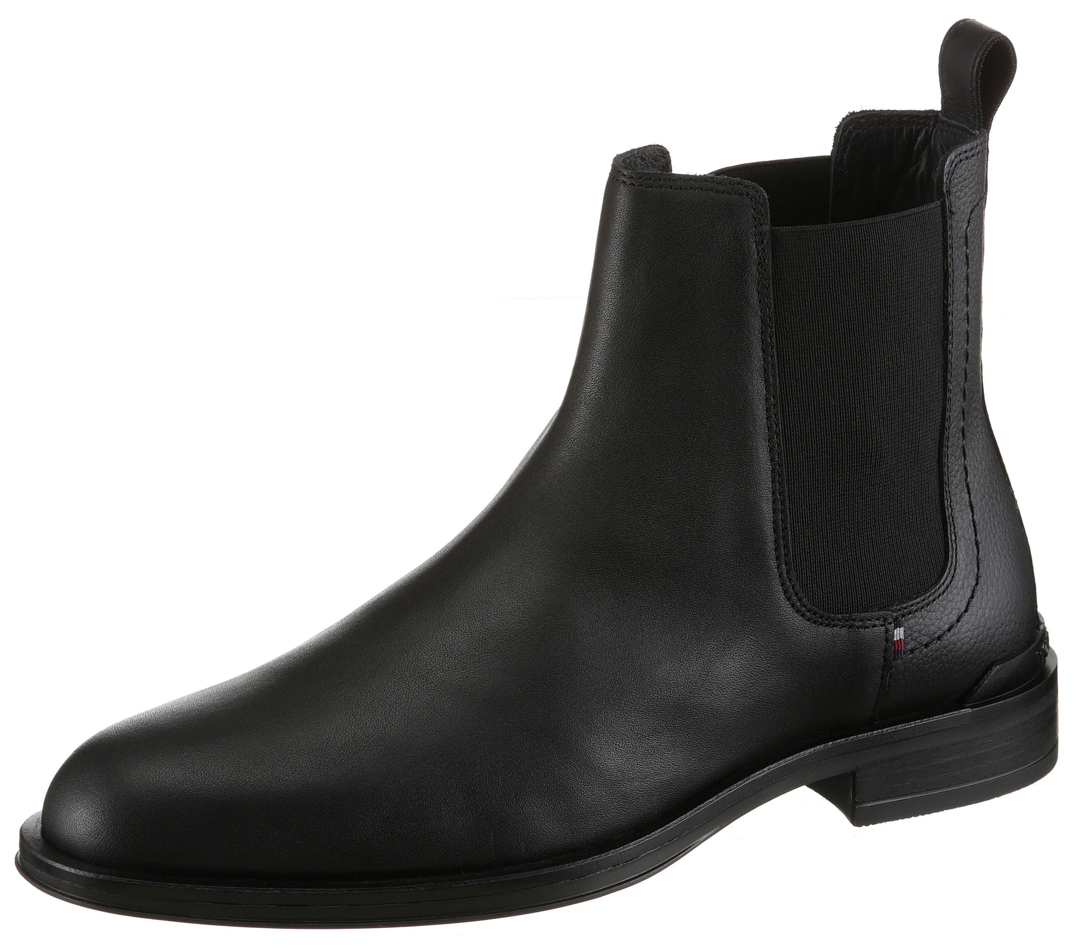 Tommy Hilfiger CORPORATE HILFIGER LTH CHESLEA Chelseaboots, Stiefelette, Businessschhuh mit Stretcheinsatz