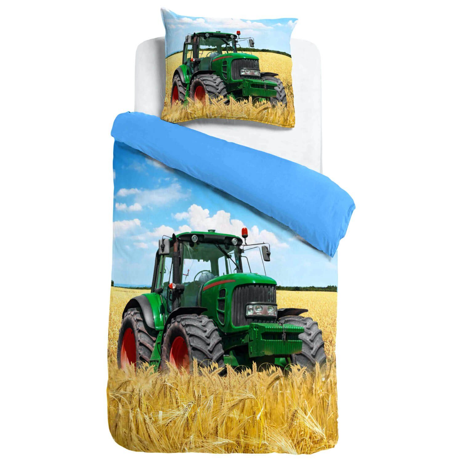 ESPiCO Kinderbettwäsche Traktor, Renforcé, 2 teilig, günstig online kaufen