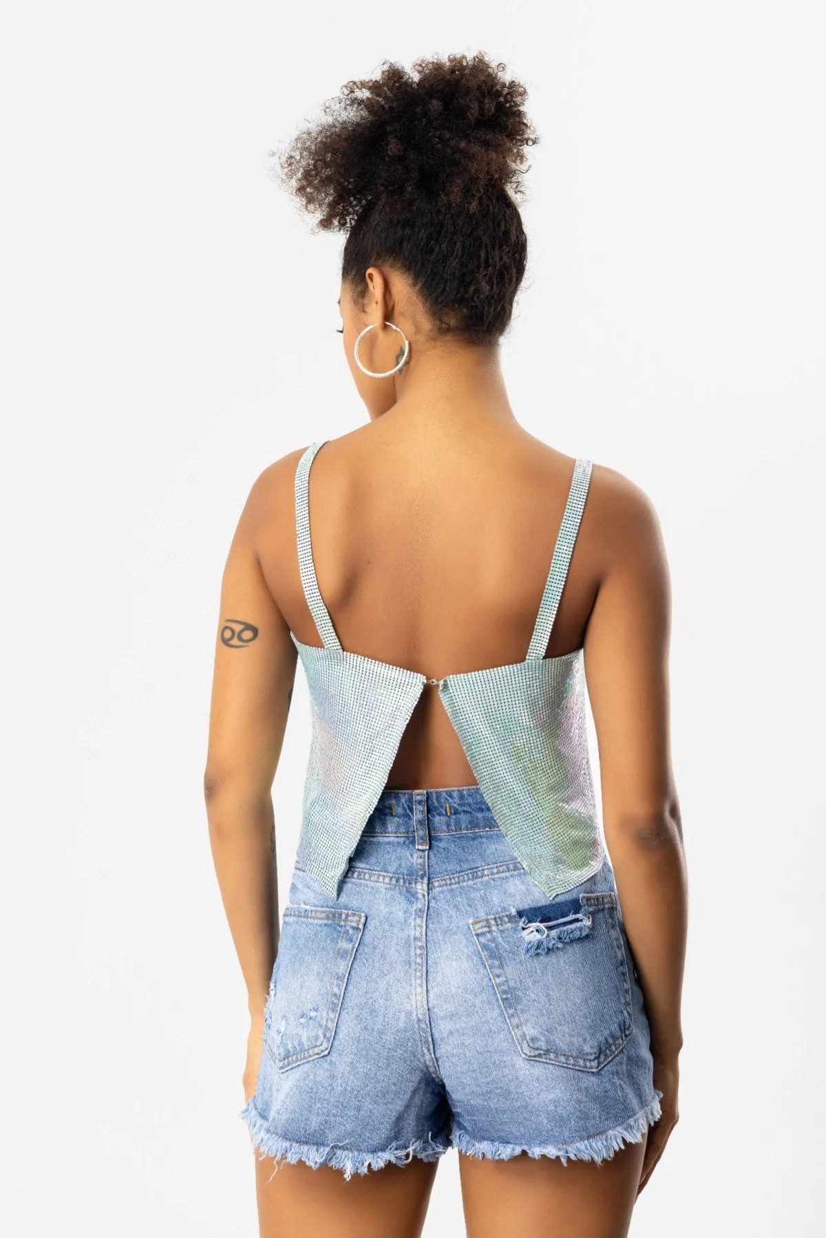 No Matter What T-Shirt Funkelndes Bustier