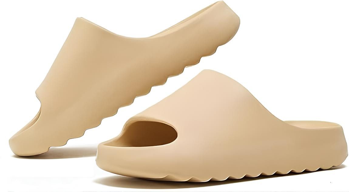 Athlix Badelatschen Rutschfest Pantoffeln Unisex Slides Damen Herren Badesandale Badesandale 3,5 cm dicke Sohle, Rutschfest, 160g leicht