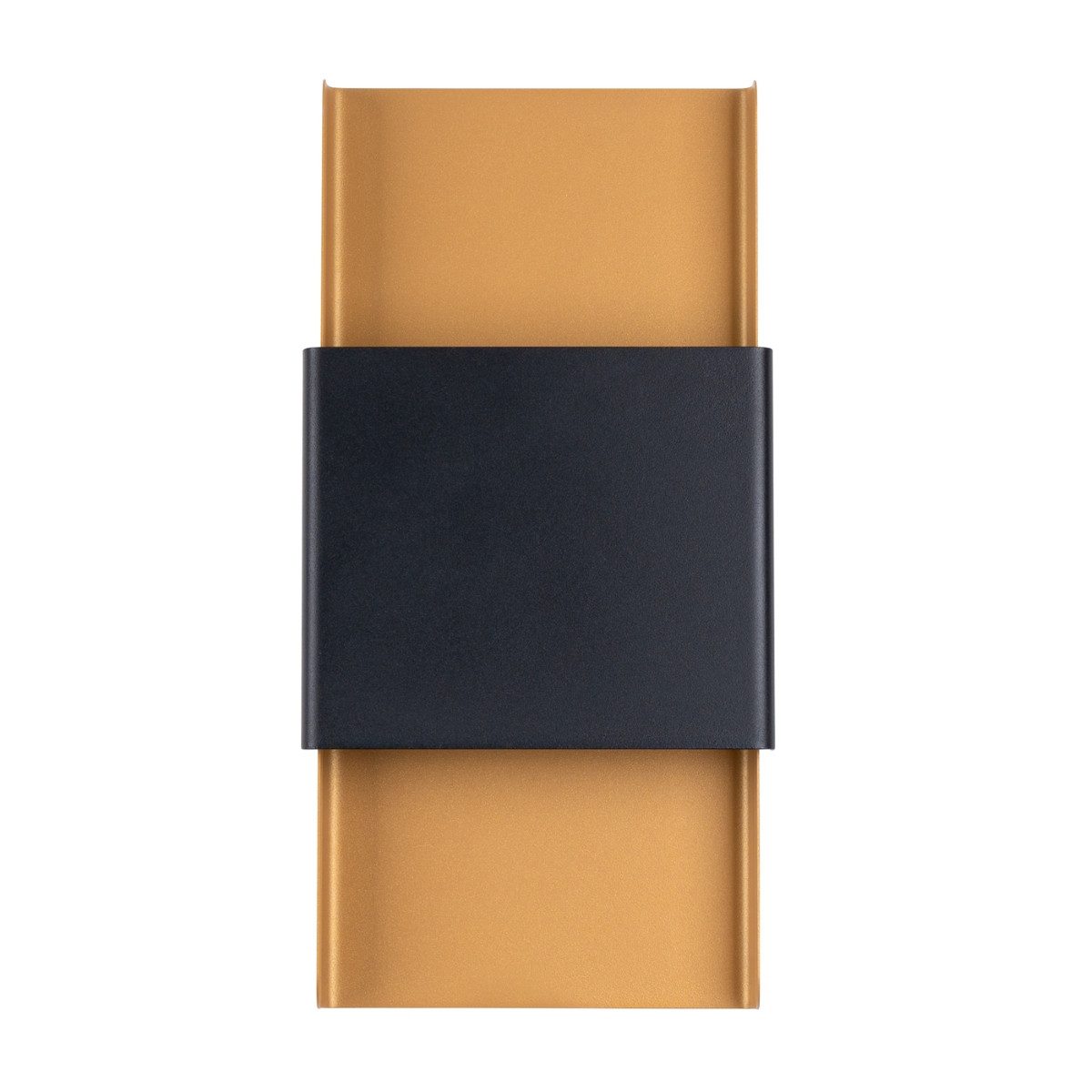 SOLLUX lighting Wandleuchte Wandlampe Durlin Gold/Schwarz, Nicht enthalten