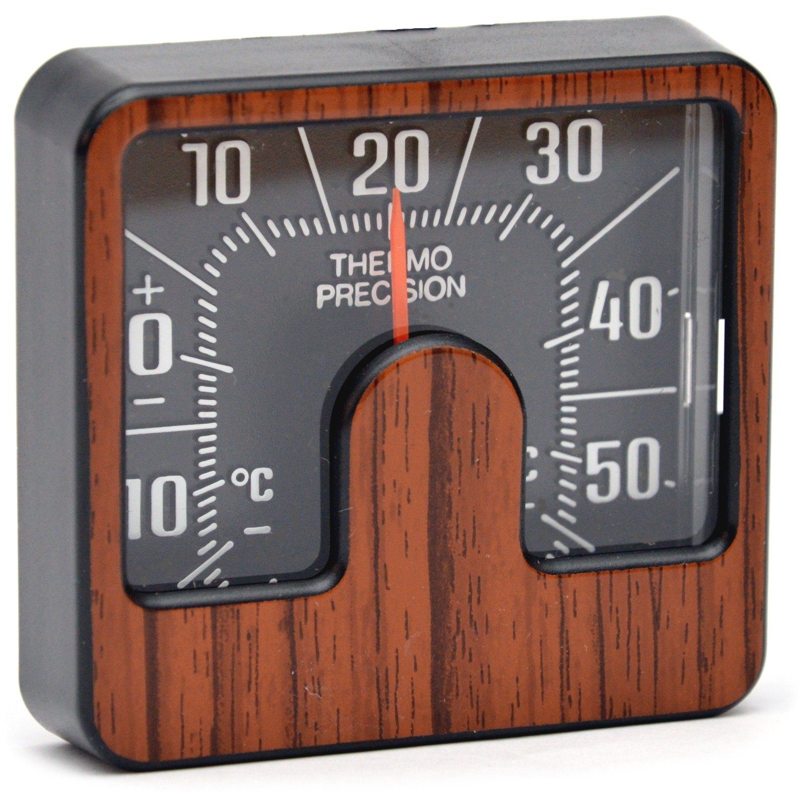 HR Autocomfort Raumthermometer Historisches Reliefskala Bimetall Thermometer aus 1975 justierbar mit Klebepad