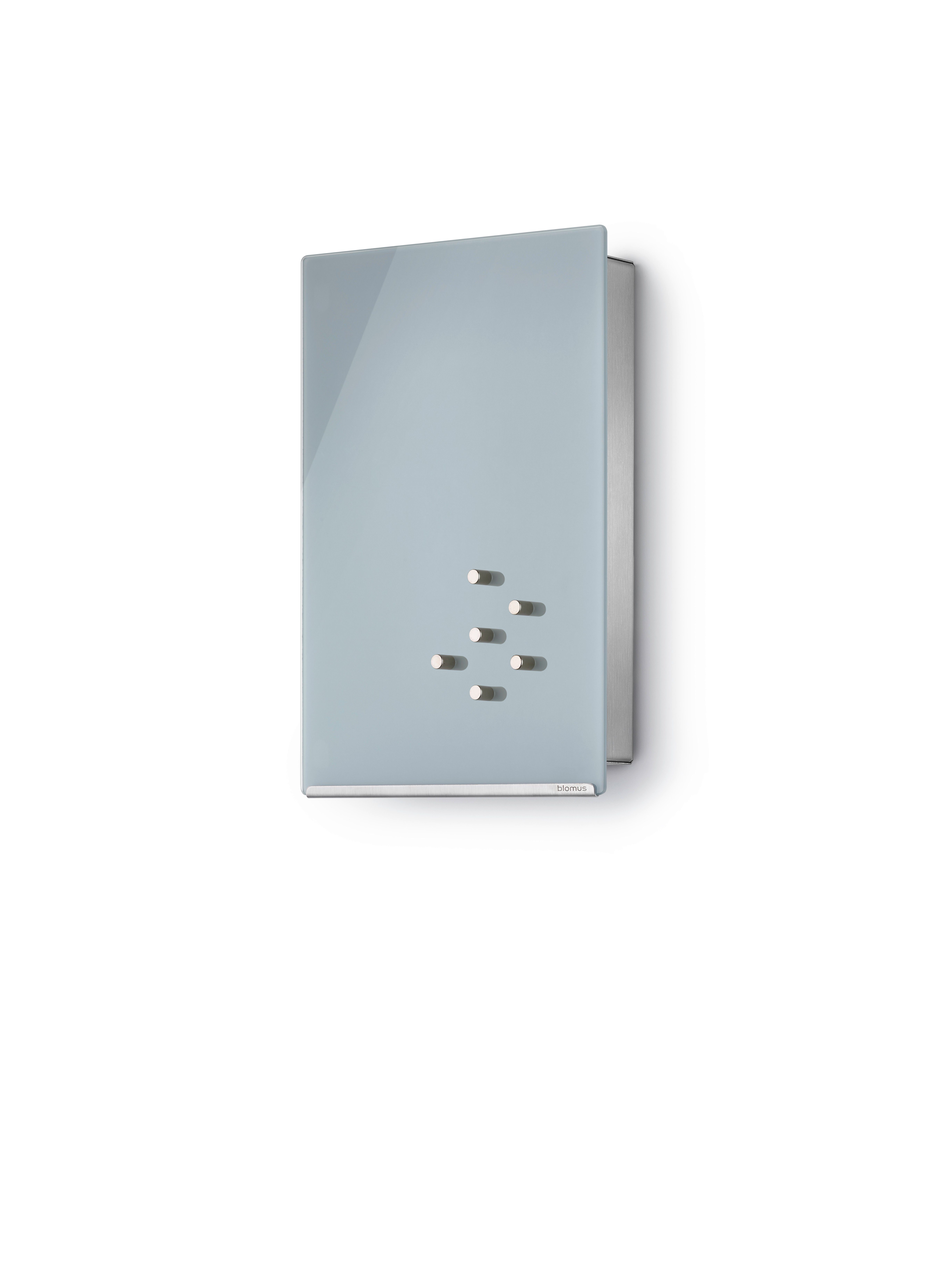 blomus Schlüsselkasten Glas Magnettafel -VELIO- 30 x 20 cm Hochformat, 7 gu günstig online kaufen
