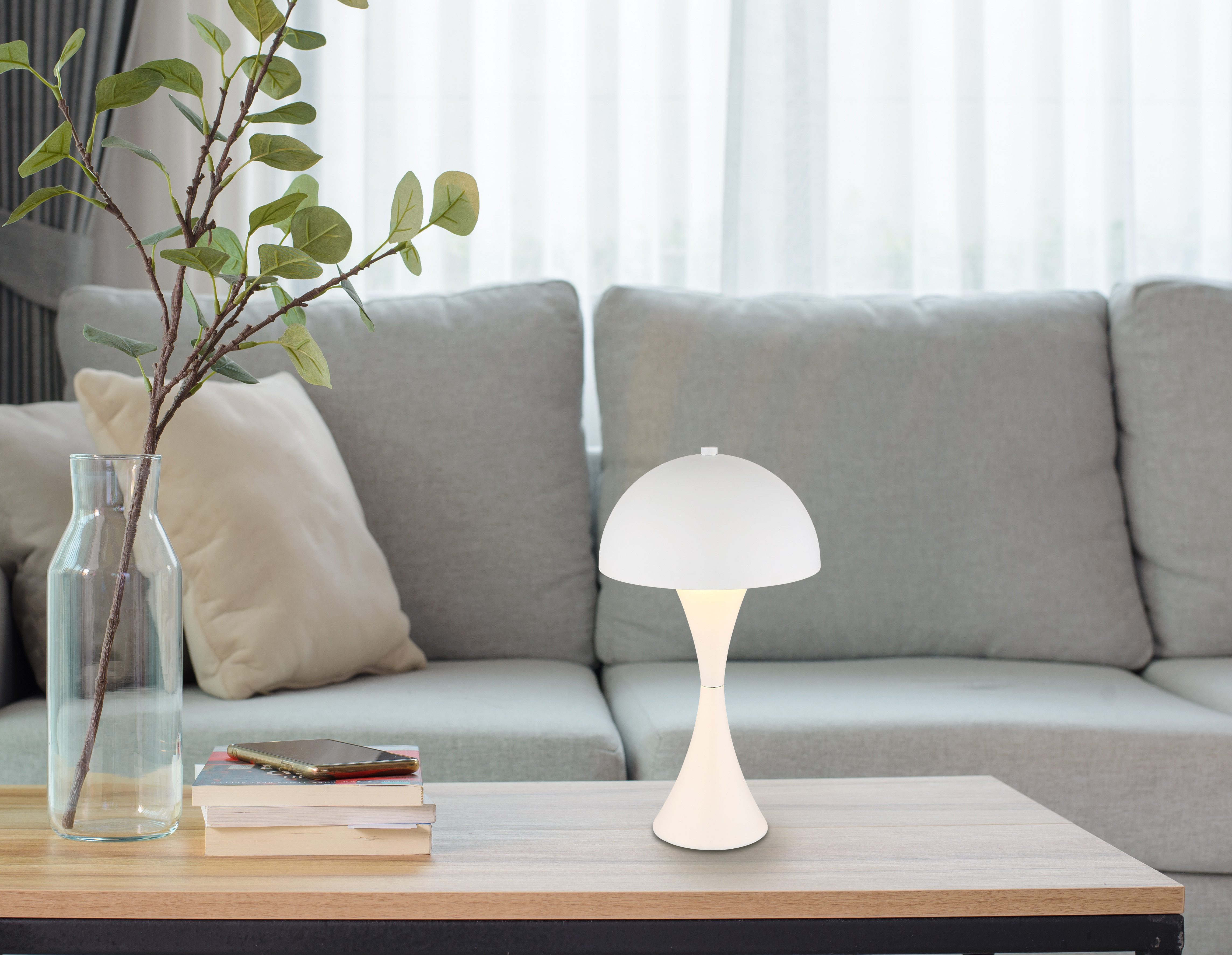 GLOBO LIGHTING Tischleuchte DIMA, ohne Leuchtmittel, Tischlampe Nachttischlampe Deko-Tischleuchte Schlafzimmer