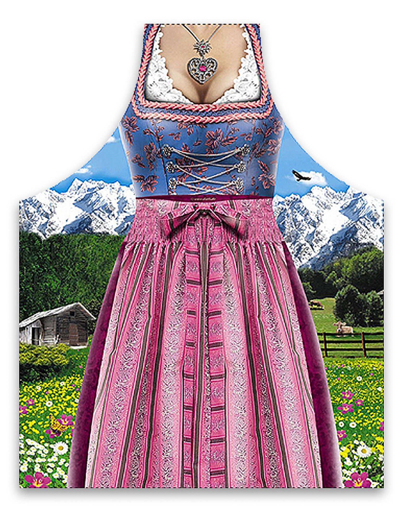 ITATI T-Shirt Dirndl Kochschürze Bayerische Tracht