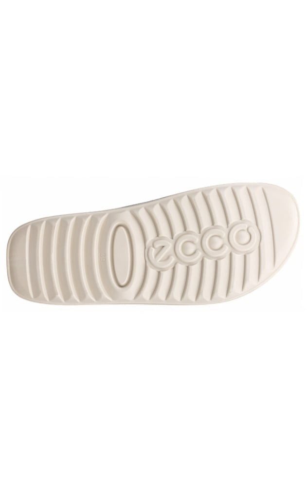 Ecco Cozmo Flat silber/beige Damen Sandale günstig online kaufen