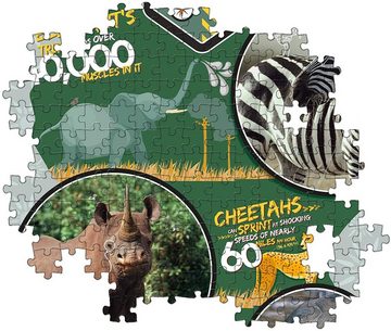 Clementoni® Puzzle Puzzle National Geographic Kids Wildlife Expedition (180 Teile), 180 Puzzleteile