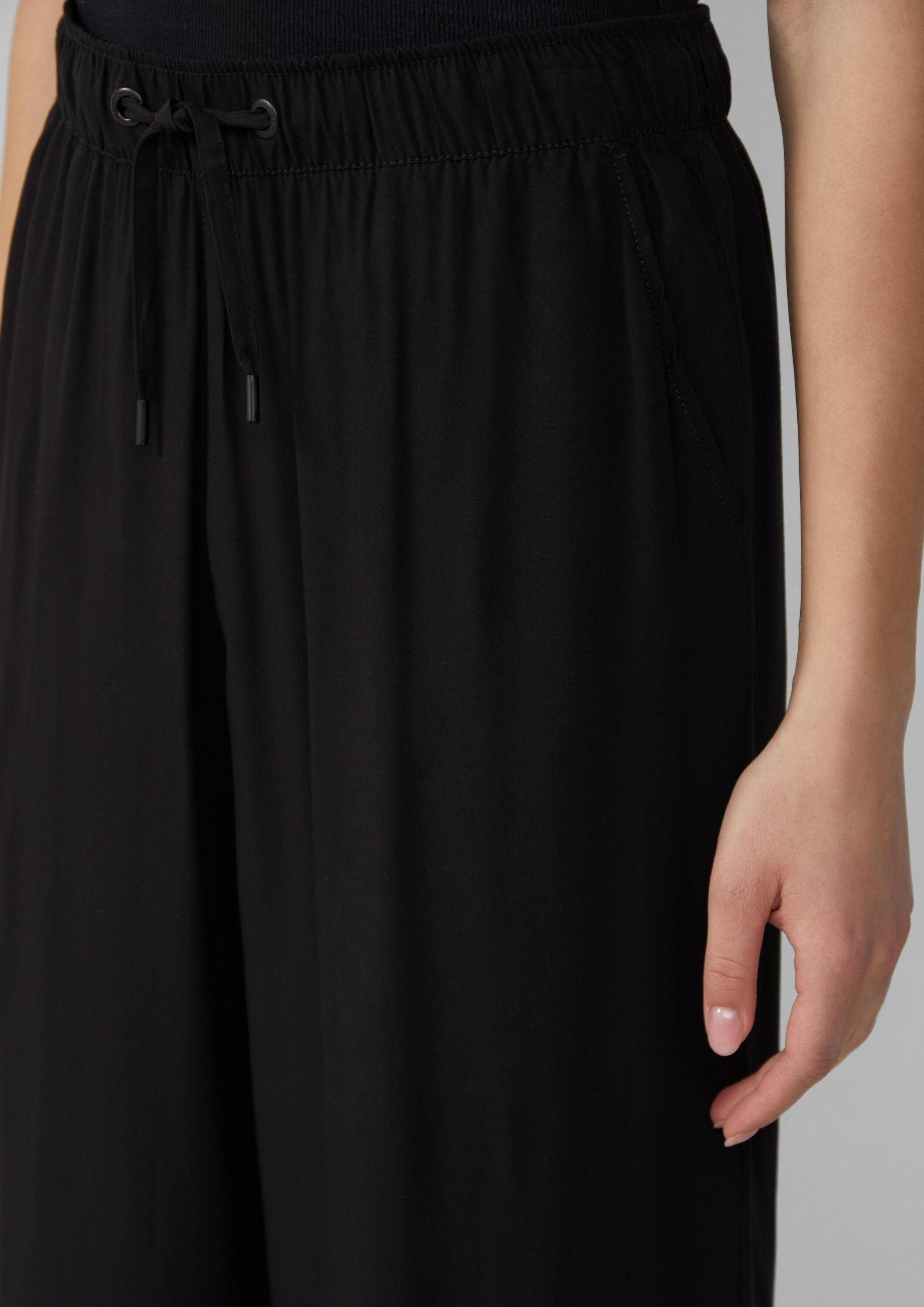 QS Culotte Hose Culotte aus Viskose