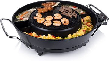 Novzep Tischgrill Tischgrills,Koreanischer Grill & Hot Pot–37 cm ⌀–3 L–4 Personen–220 °C