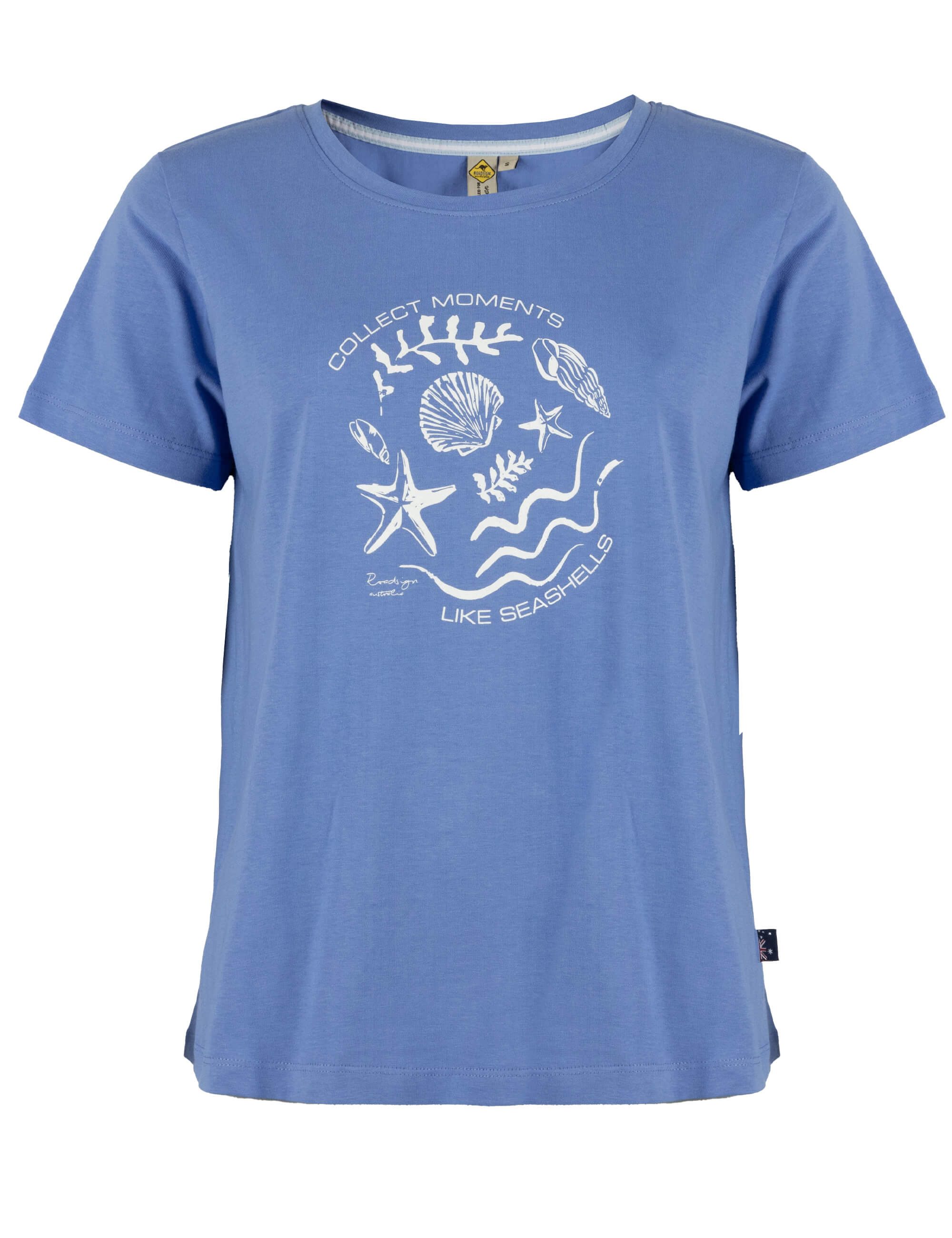 ROADSIGN australia T-Shirt Sea Rhythm (1, 1-tlg., 1) mit maritimem Print, klassischer Schnitt, aus weicher Baumwolle