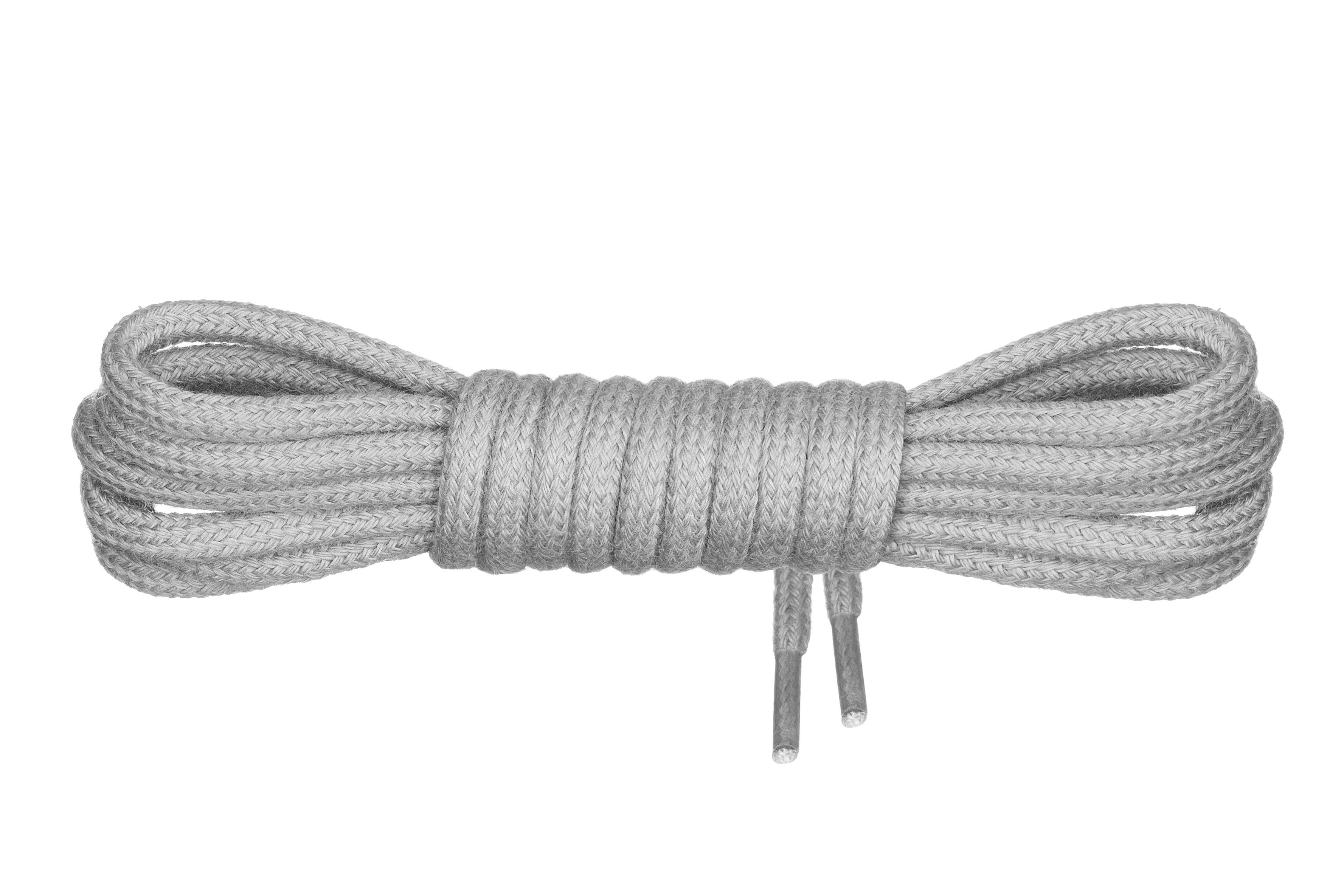 Mount Swiss Schnürsenkel runde Schnürsenkel aus 100% Baumwolle, reißfest, ø 3 mm -4 mm, Längen