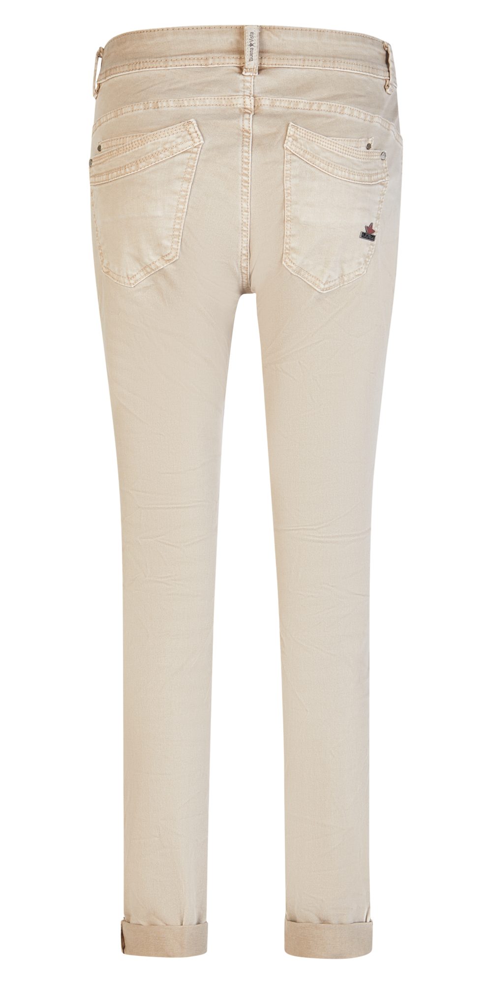 Buena Vista Stoffhose ? Damen Stoffhose ? Beige Twill Hose ? Tapered Fit ? günstig online kaufen