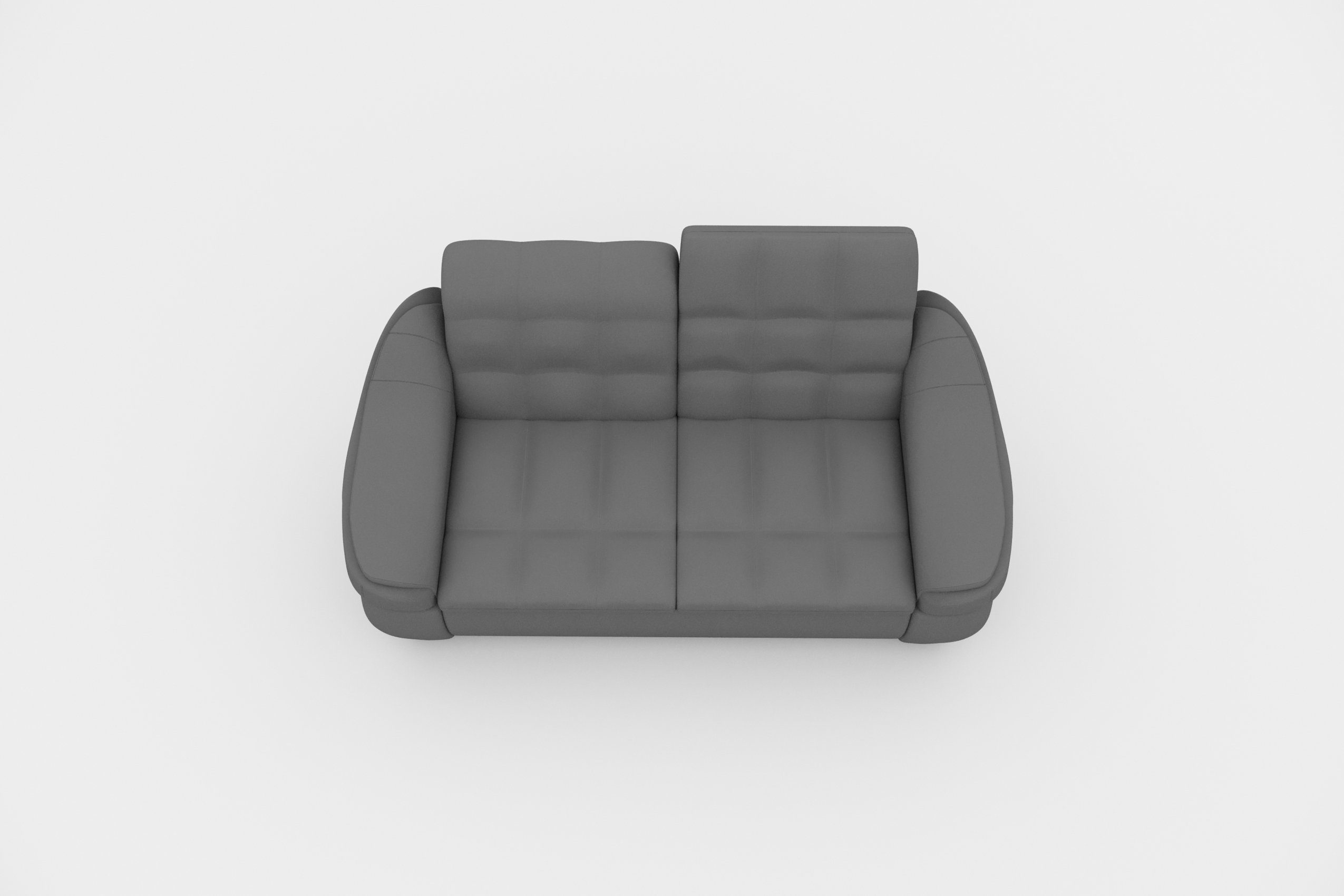 Alisa, Steppung, 3-Sitzer Sitzkomfort Rückenlehne, frei Sofa, mit stellbar, Stylefy im mit 2-Sitzer, und Armlehnen Raum