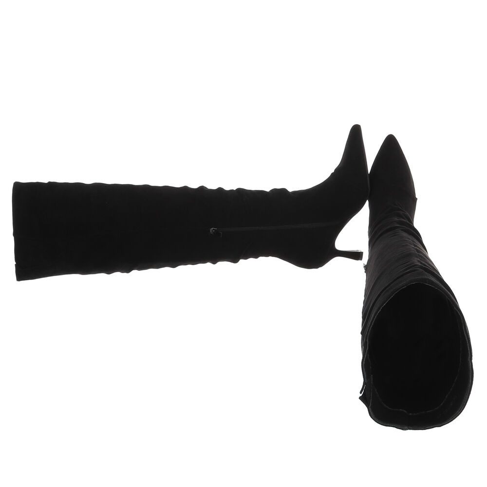 Ital-Design Elegante Overkneestiefel mit Blockabsatz für Damen Overkneestie günstig online kaufen