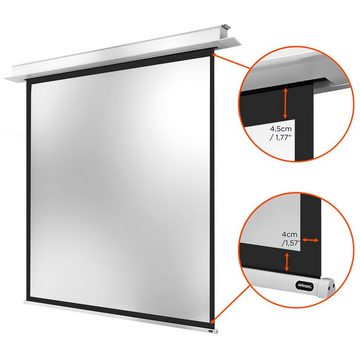 Celexon Deckeneinbau Pro+ Motorleinwand (240 x 240cm, 1:1, Gain 1,2)