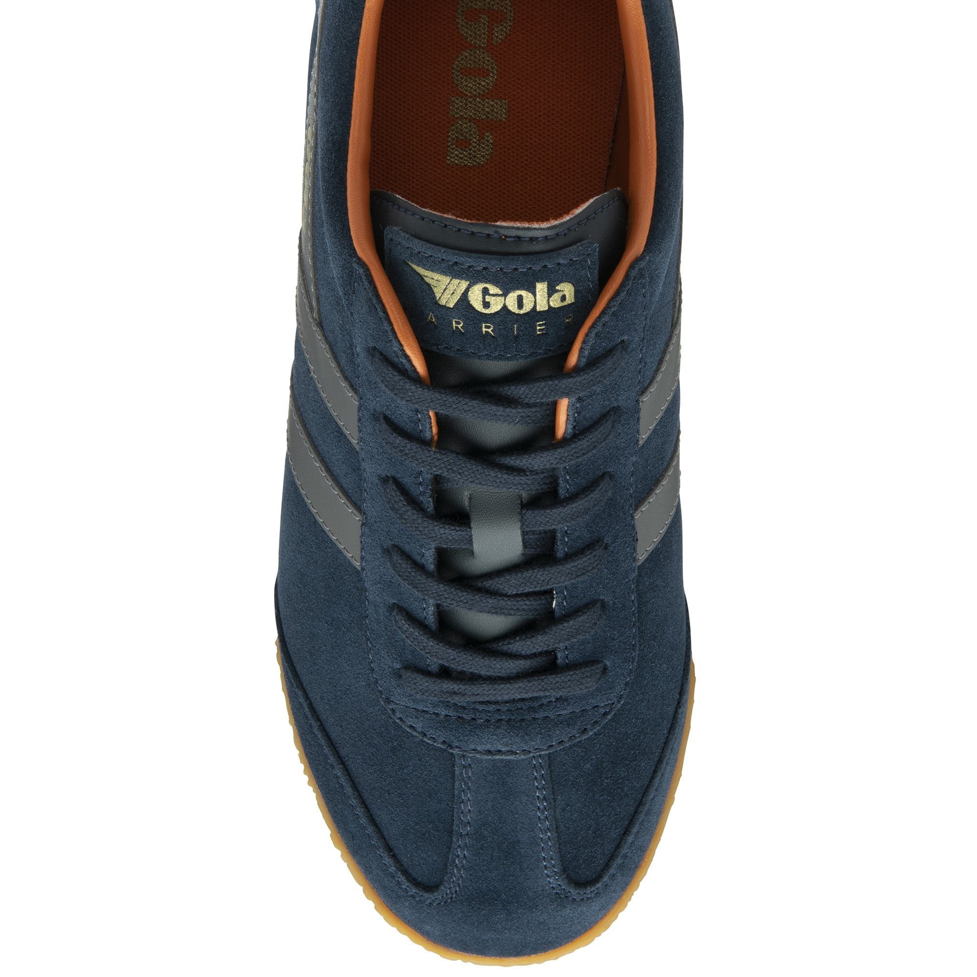 Gola Harrier Suede-Leder navyblau/ash/orange Herren Sneaker günstig online kaufen