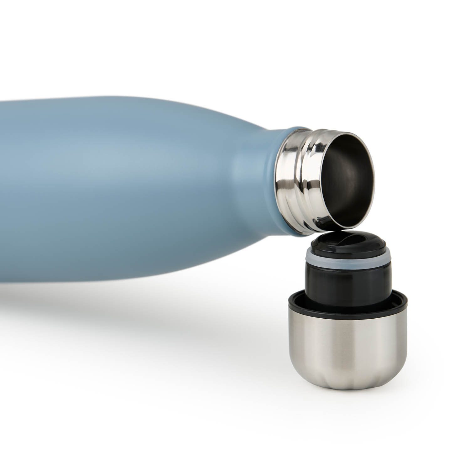Blumtal Isolierflasche Thermoflasche Edelstahl - auslaufsiche Isolierflasche, BPA-frei, stundenlange Isolation von Warm & Kaltgetränken - rostbeständig – Bild 3 von 5