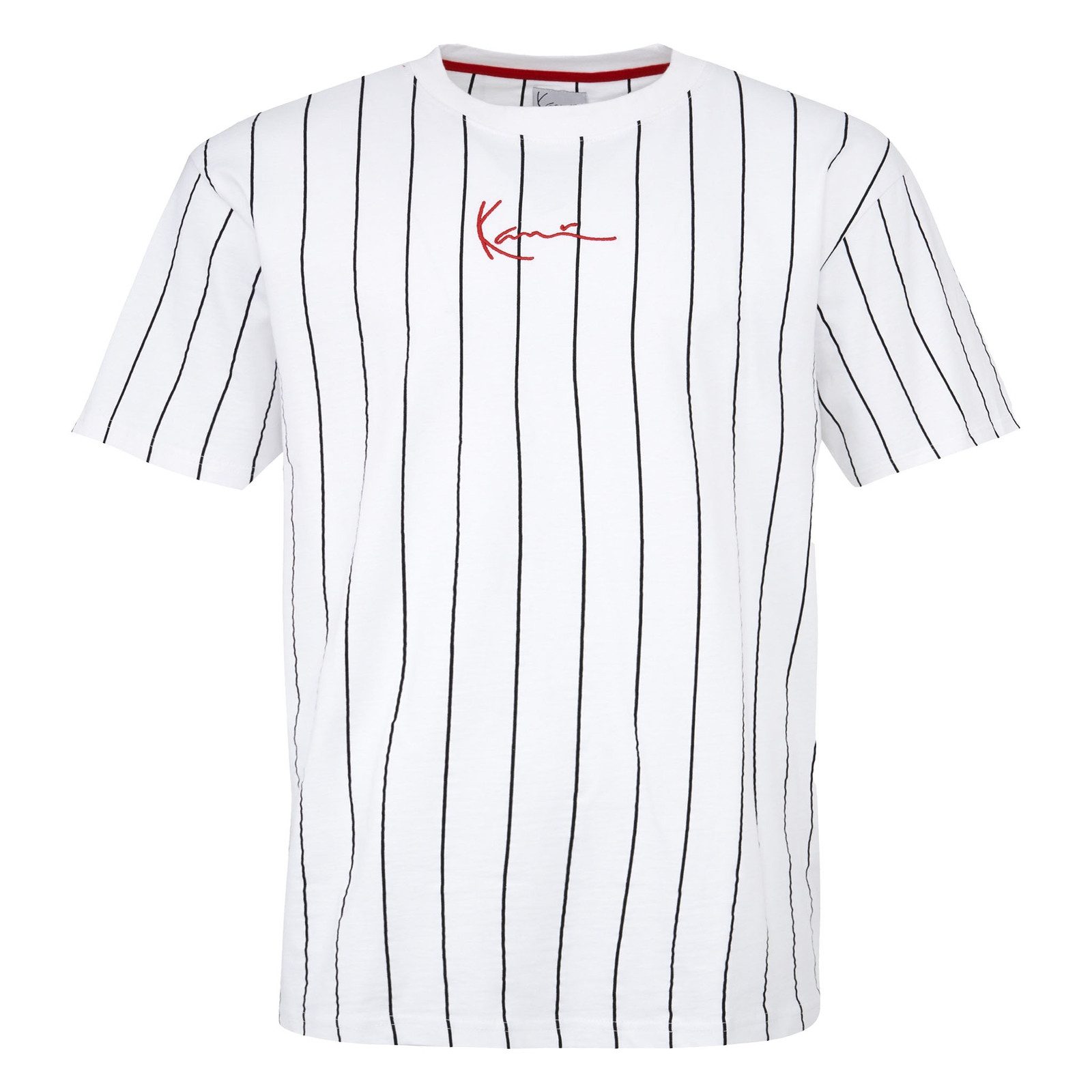 Karl Kani T-Shirt Small Signature Essential PinstripeTee mit eingesticktem günstig online kaufen