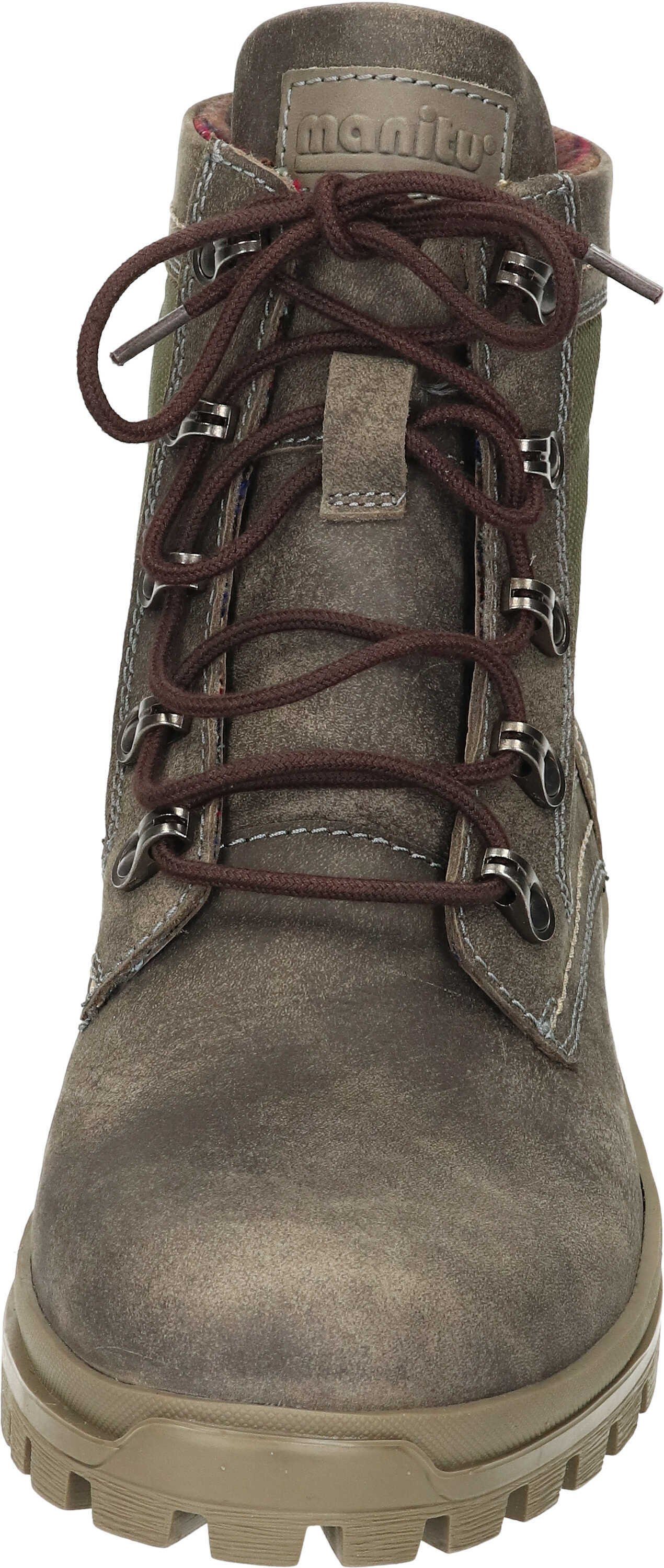 Manitu Stiefel Schnürstiefelette mit POLAR-TEX