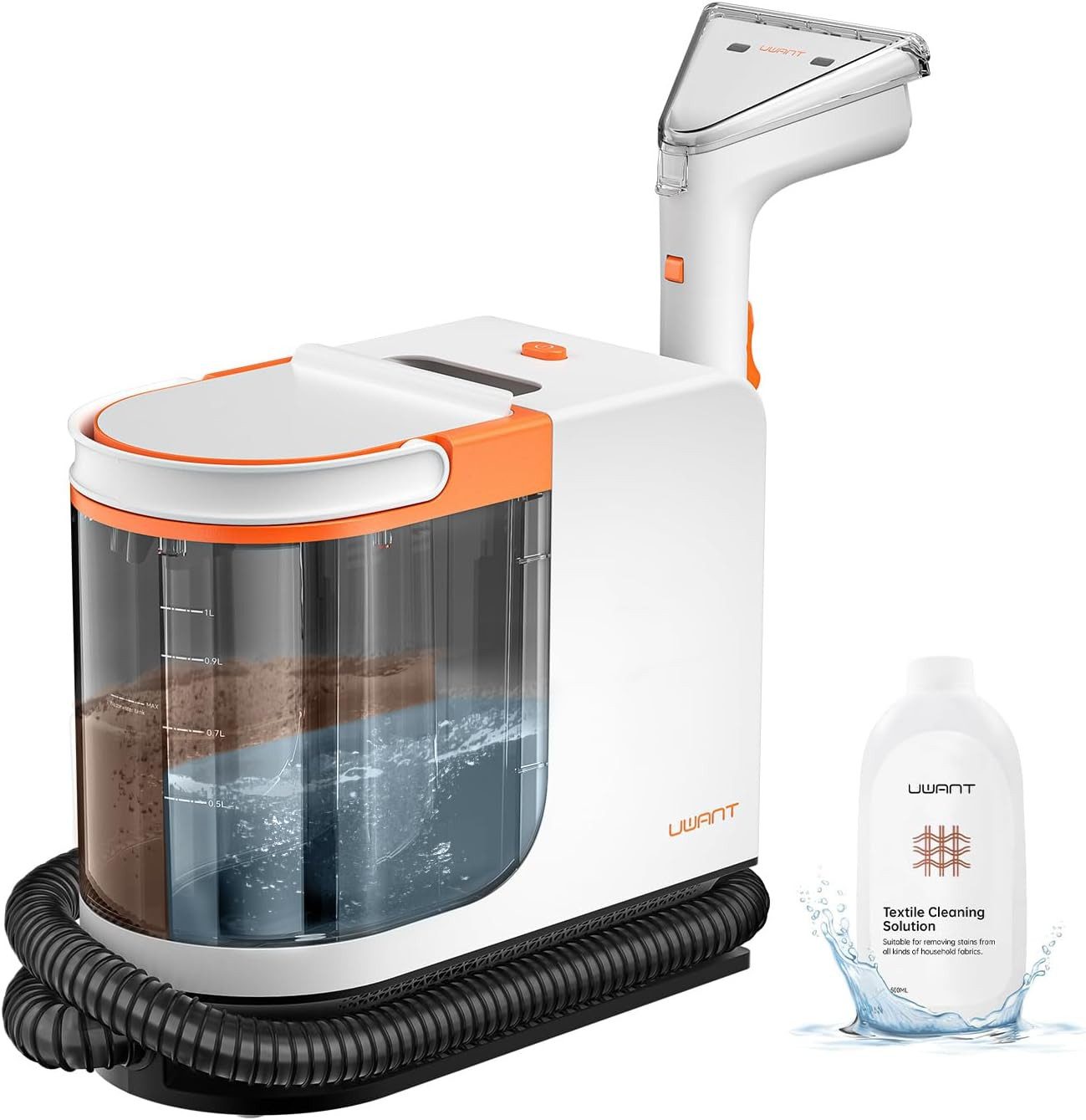 UWANT Nass-Trocken-Sauger B200 SE, Polsterreiniger gerät, Schwebemagnetmotor-Technologie, geeignet für die Reinigung von Sofas,Teppichen, Matratzen,12000Pa,69db