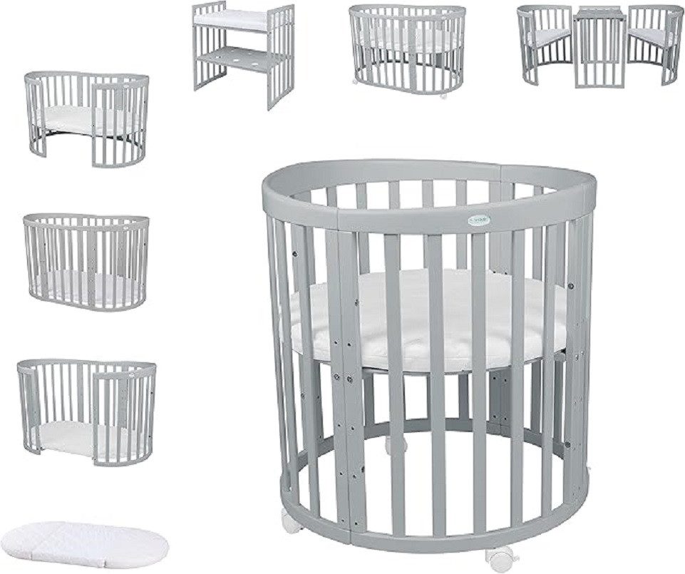 Waldin Babybett Mobiles Babybett OWAL aus günstig online kaufen
