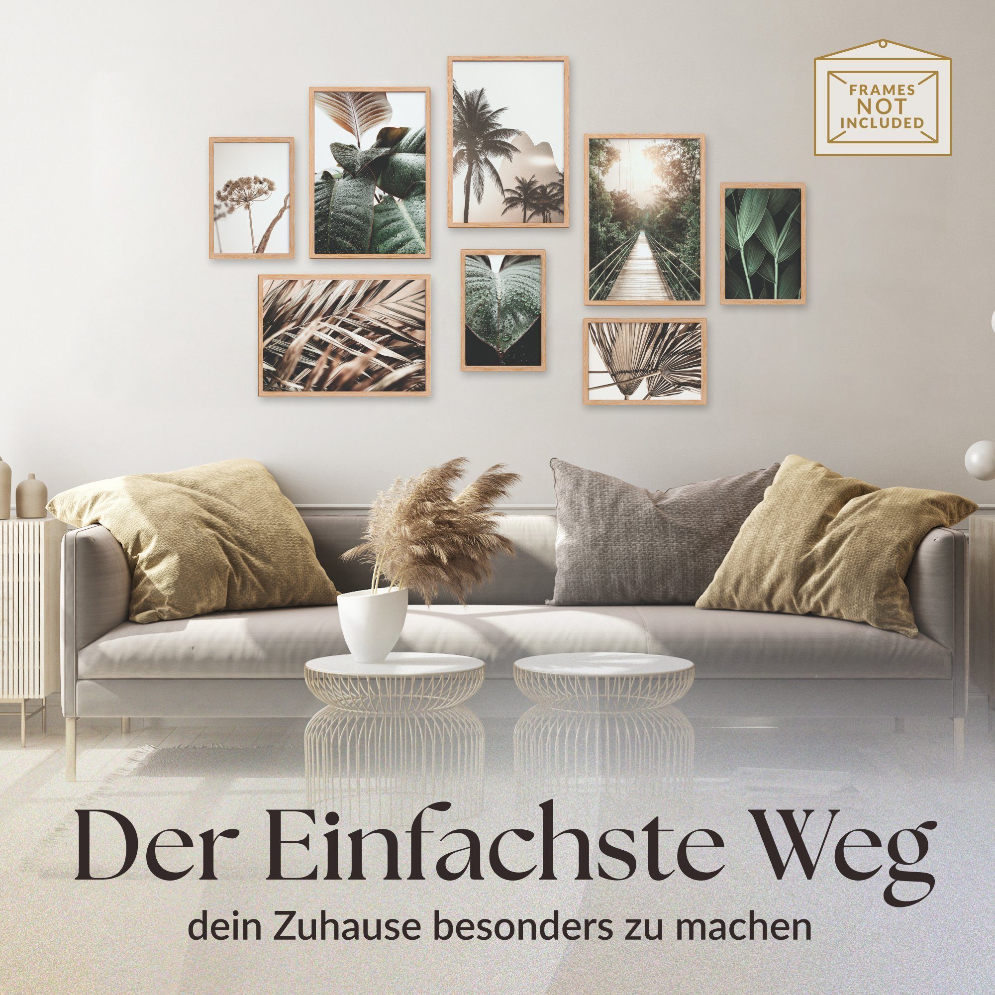 Heimlich Poster Set als Wohnzimmer Deko, günstig online kaufen