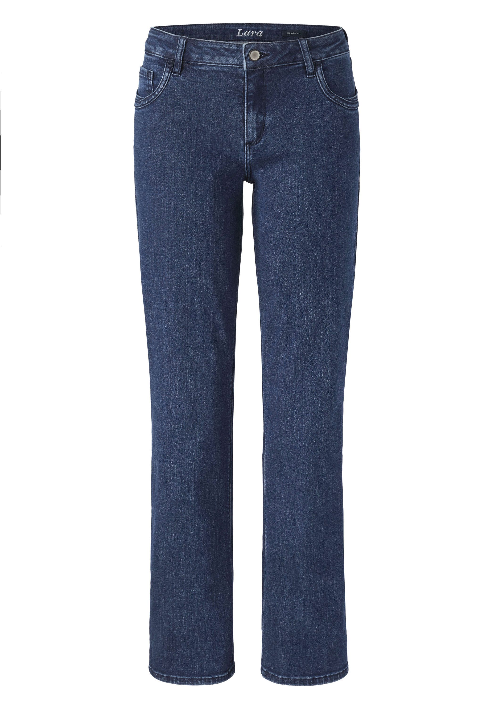 Paddock's Straight-Jeans LARA Straight-Fit 5-Pocket Jeans mit Stretch