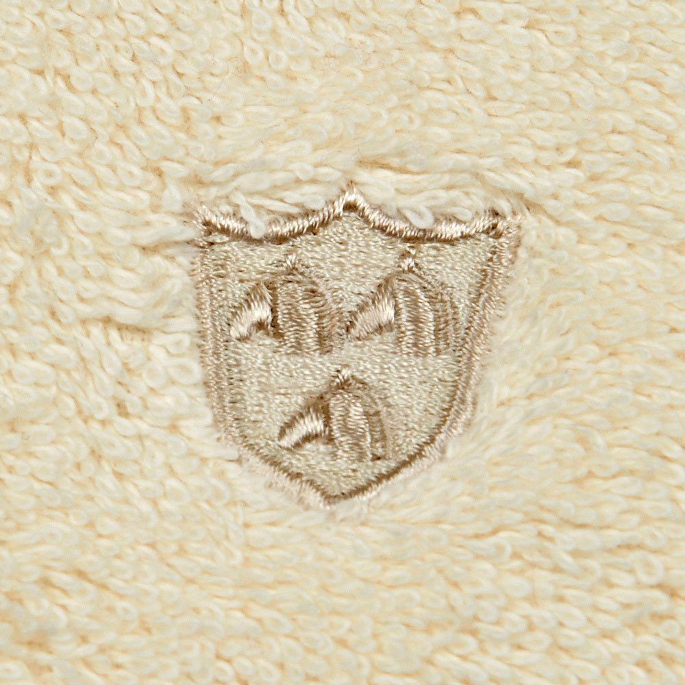ROSS Handtücher Vita, (2-St), ROSS-Emblem Frottier Bestickung sand