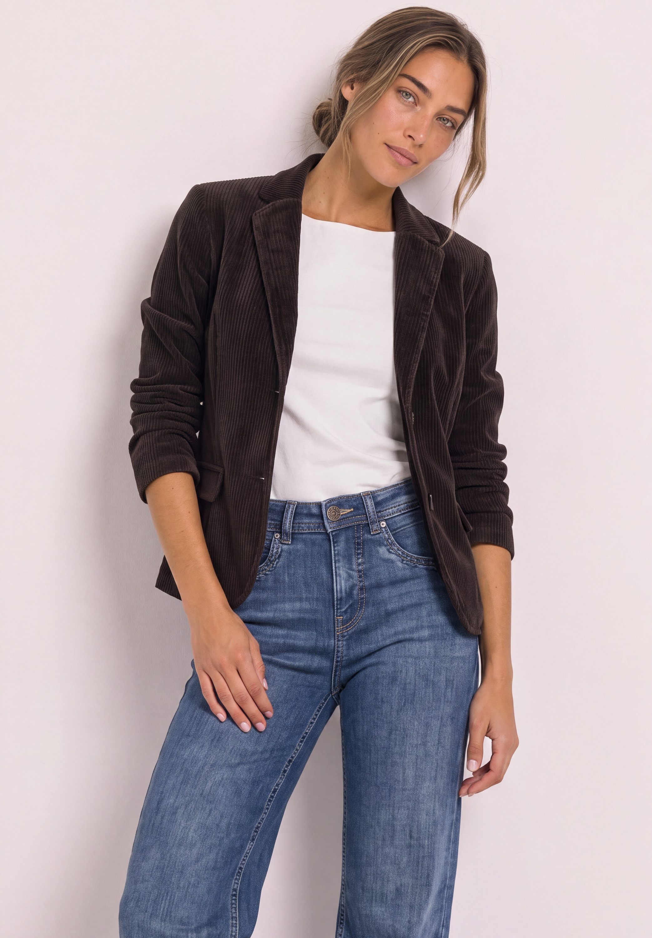 STREET ONE Kurzblazer in Cord-Optik