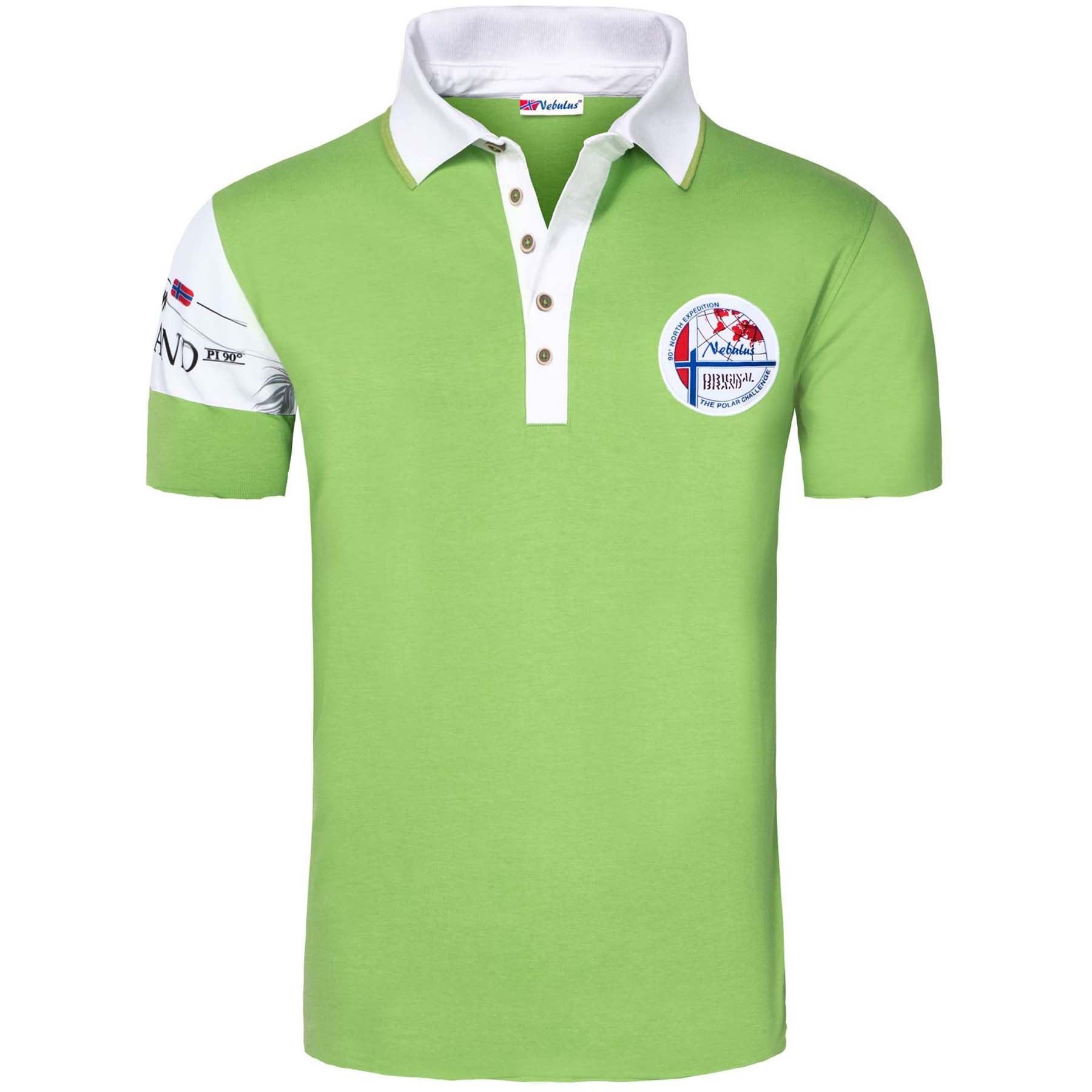 Nebulus Poloshirt PAITAS, P4033 - Herren, kiwigrün, L