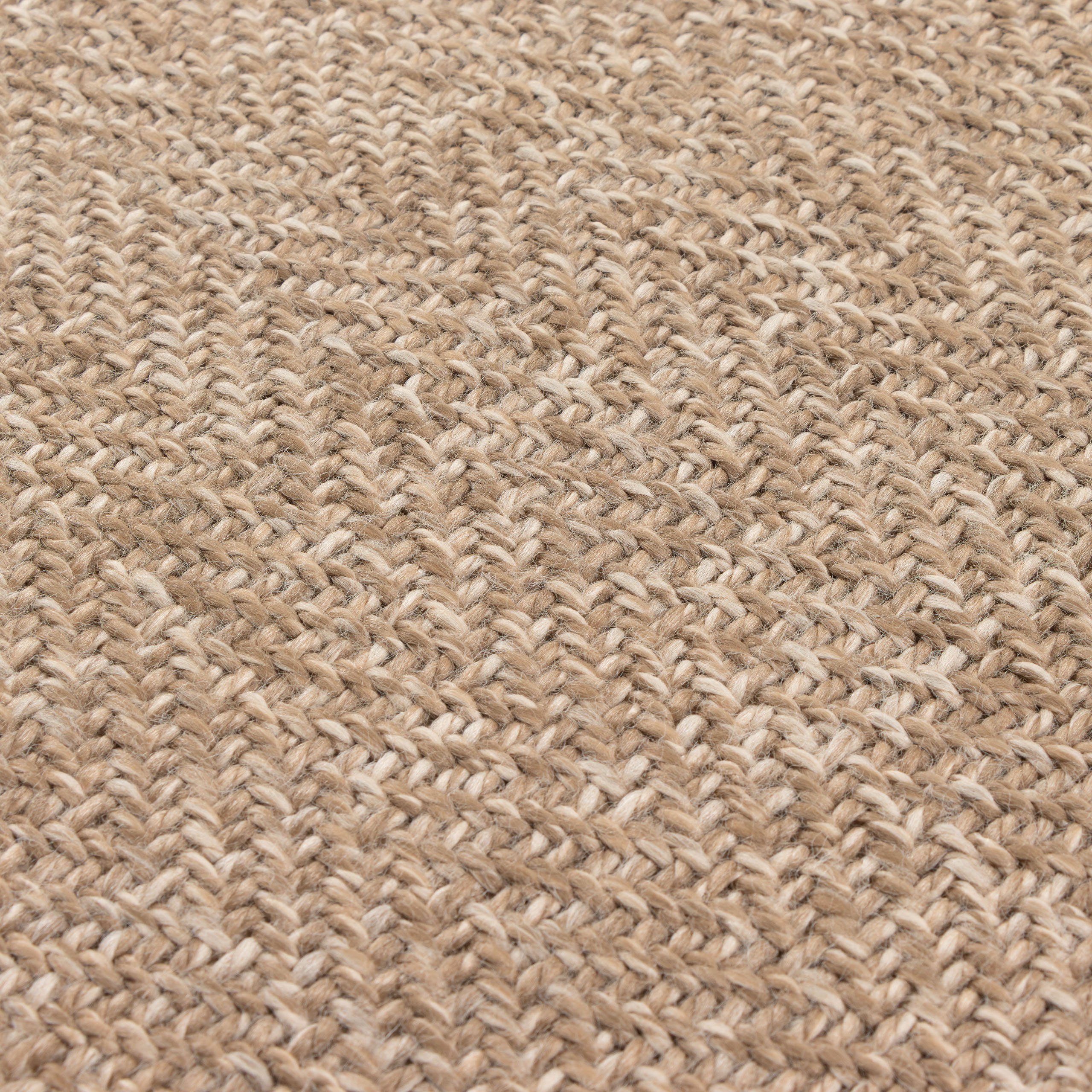 Carpetia Teppich In- & Outdoorteppich in natürlichem Jute-Style, rechteckig günstig online kaufen