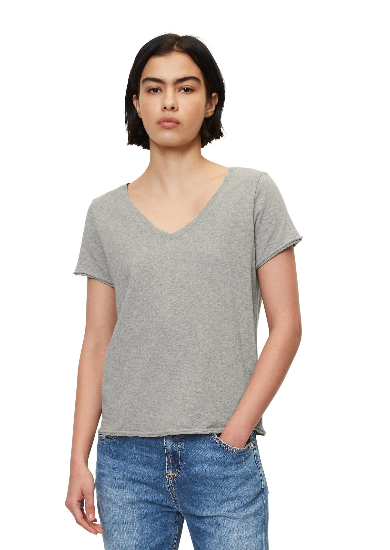 Marc O'Polo DENIM T-Shirt aus Organic Cotton Slub Jersey